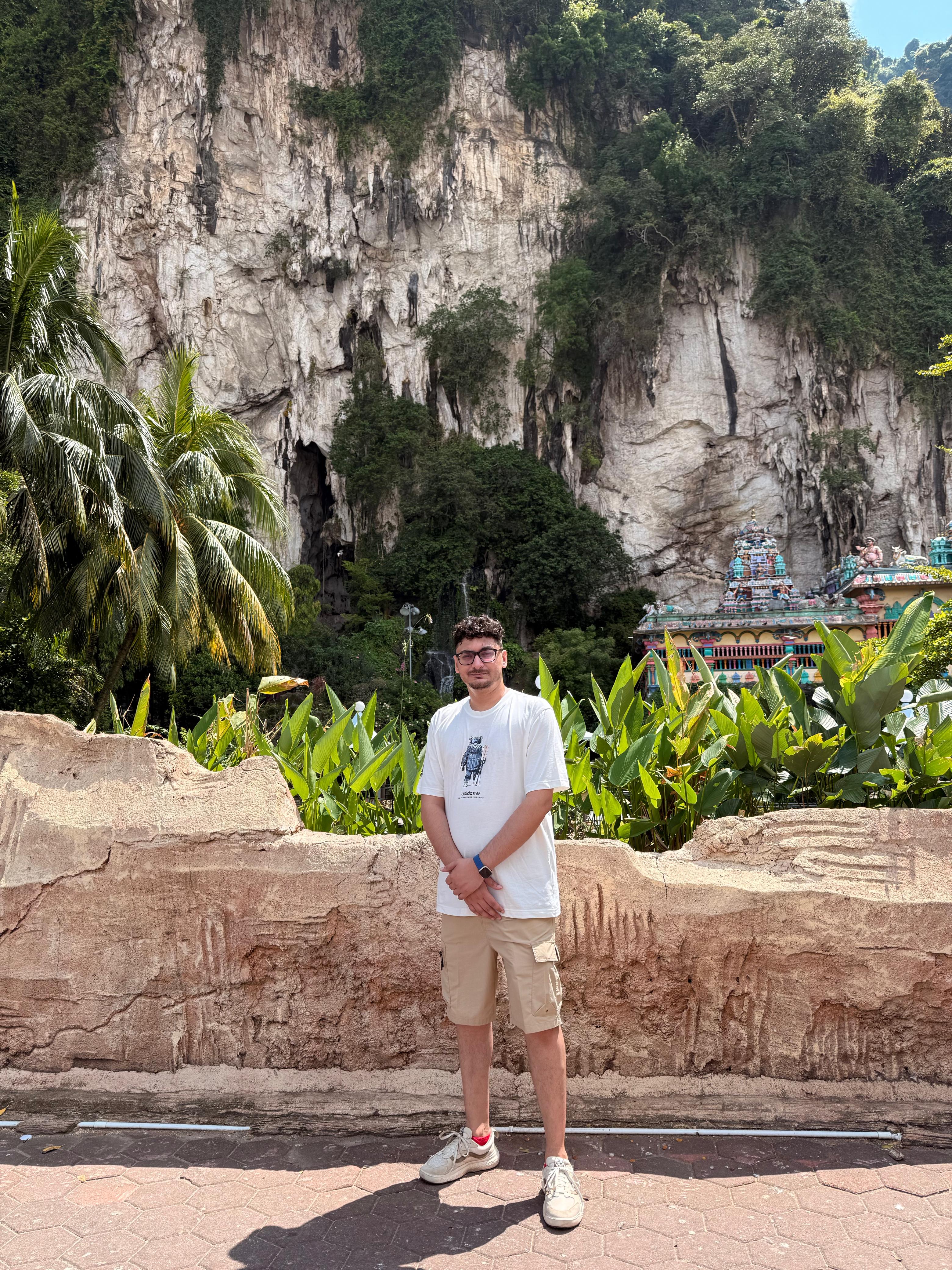 Rana Saad Shahzad at Batu Caves